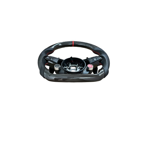 Volan sport piele si carbon compatibil cu modelele Audi fabricate dupa 2011, Produs compatibil - nu este OEM [2]