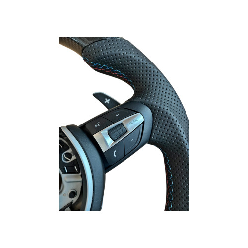 Volan sport piele si carbon compatibil cu modelele BMW Seria 5 F10,F11,F07 Seria 6 F06,F12,F13 Seria 7 F01,F02 [4]