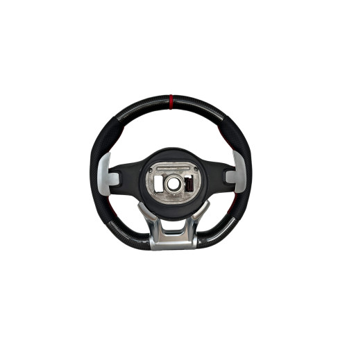 Volan sport piele si carbon compatibil cu modelele Mercedes 2011-2021 Produs compatibil - nu este OEM [7]