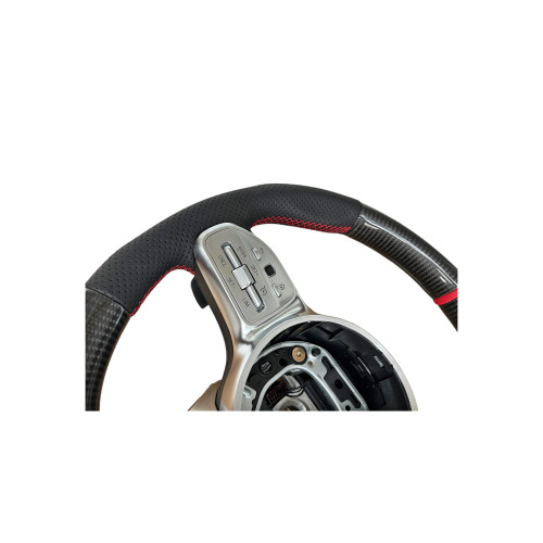 Volan sport piele si carbon compatibil cu modelele Mercedes 2011-2021 Produs compatibil - nu este OEM [5]