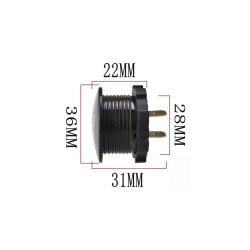 Voltmetru 12-24V /5-30V cu LED Rosu [3]