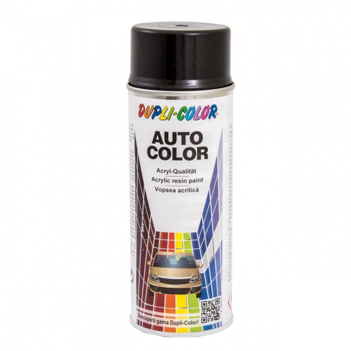 Vopsea Spray Auto Dacia Logan Negru Nacre Metalizata Dupli-Color [1]