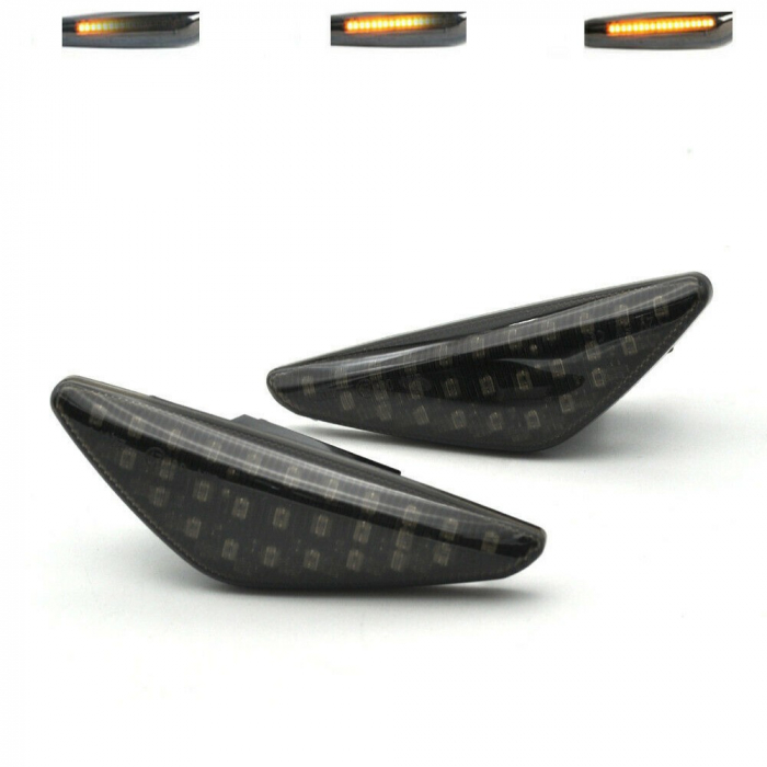Lampi LED semnalizare dinamica compatibila BMW X6 E71 (2008-2014) [4]
