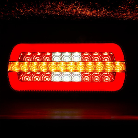 Set= lampi LED stop auto 4 functii NEON – stop, pozitie, semnal dinamic, marsarier, 12V/24V [7]