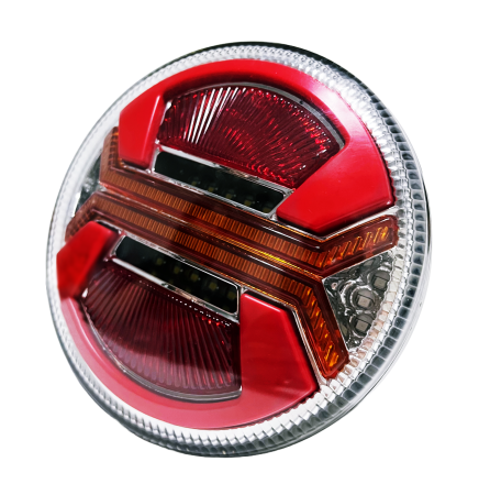 Set lampi  LED Hamburger cu 5 funcții pentru remorcă/camion - marker neon, stop, semnalizare, marșarier și ceață, 12V-24V [1]