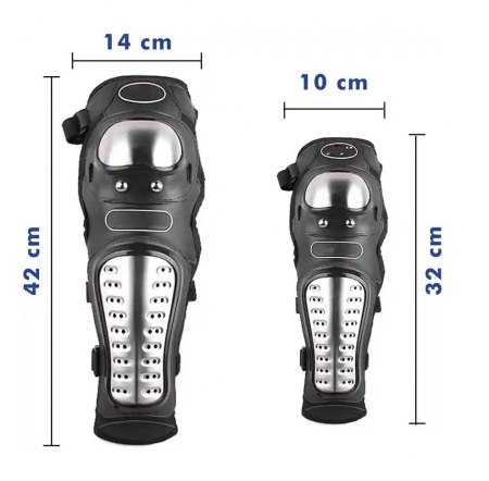 Set 4  Genunchiere și cotiere de protecție întărite pentru motocicletă [1]