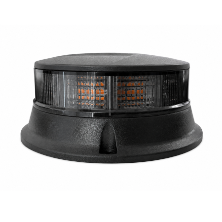 Girofar LED Stroboscopic Portocaliu Fumuriu, 36 LED, 19W, 12-24V, 7 Moduri de Avertizare, ECE R65/R10, E9, IP67, Diametru 108 mm [2]