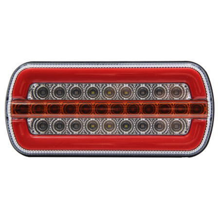 Set= lampi LED stop auto 4 functii NEON – stop, pozitie, semnal dinamic, marsarier, 12V/24V [1]
