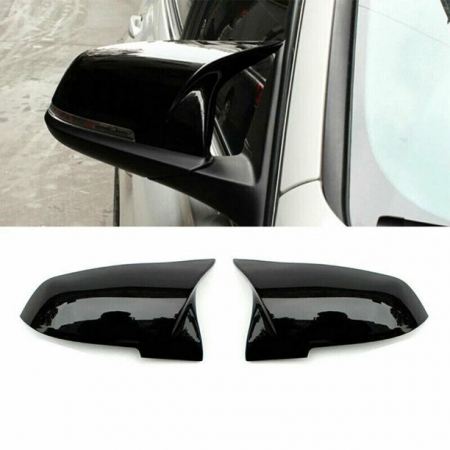 Capace oglinzi tip BATMAN  BMW Seria 1 F20  (2011 - 2019)  negru lucios  / piano black. [3]