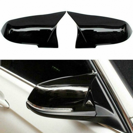 Capace oglinzi  tip BATMAN  BMW Seria1 E87 (2004 - 2011) negru lucios [1]
