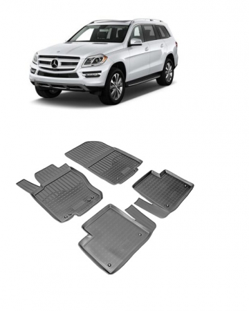 Mercedes - Set covorase cauciuc tip tavita MERCEDES-BENZ  GL (X166) (2012-2016)