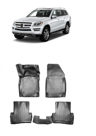 Mercedes - Covorase cauciuc tip tavita MERCEDES-BENZ GL (X166) (2012-2016)