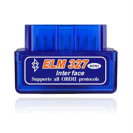 Testere si diagnoza auto - Interfata Diagnoza Auto OBD2 ELM327 Mini, Bluetooth, Scanner Auto, Citire si Stergere Erori, Albastru