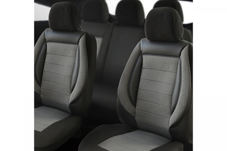 Set huse scaune Dacia Logan 2012-2020 Piele + Textil [2]