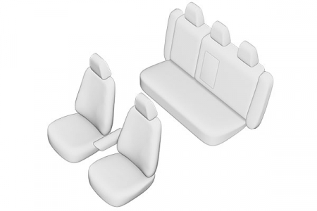 Set huse scaune Toyota Corolla 2007-2018 (Bancheta Fractionata si huse cotiere) [1]