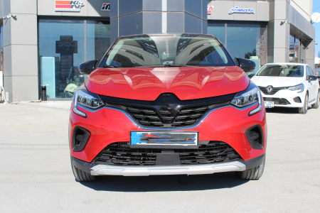 Capace Oglinzi auto - Capace oglinda tip BATMAN  RENAULT CAPTUR 2020-2022 negru lucios