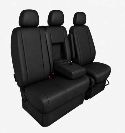 Set Huse din Piele Ecologica pentru Mercedes Sprinter W906 2006-2018 – Negru [3]