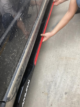 Ornament praguri laterale negru lucios 240cm [2]