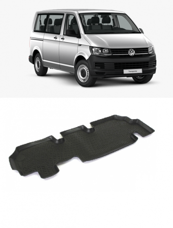 Covoare cauciuc stil tavita VW T6 Caravelle 2015-2020 pentru randul 3 [0]