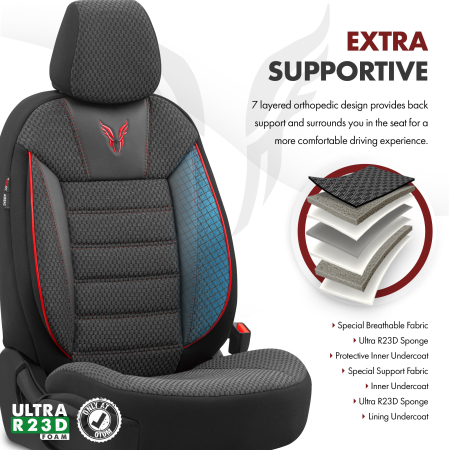 Set huse scaune premium piele si textil [11]