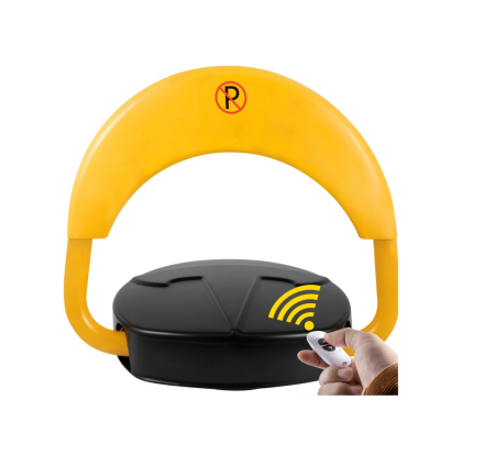 Noutati Real Auto - Blocator automat pentru locul de parcare cu telecomanda motor mare si puternic, 4 buc. baterii litiu-ion 3000 mAh si incarcator