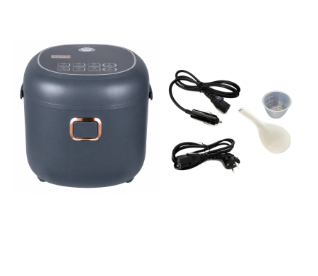 Noutati Real Auto - Aparat de gătit orez / aparat multifuncțional cu afișaj, cronometru și vas antiaderent - 2L 12V/24V și 220V – 200W