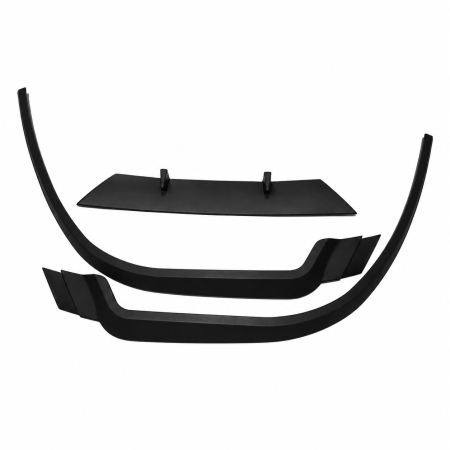 Prelungire Bara Fata Universala Cupra Lip, Spoiler Splitter Auto din 3 Piese, Plastic ABS, Negru [2]