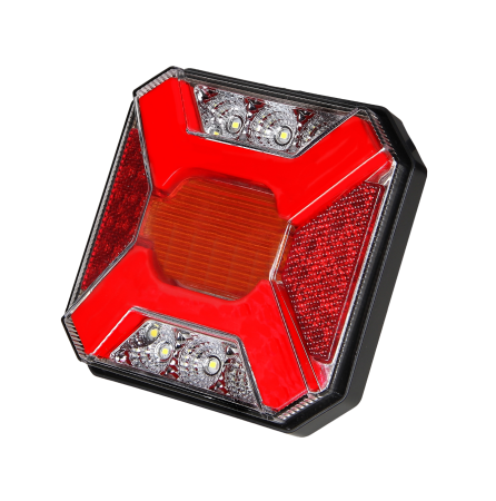 Set lumini de stop LED cu 4 funcții pentru remorcă / autoutilitară - marker neon, stop, semnalizare, marșarier, 12V [2]
