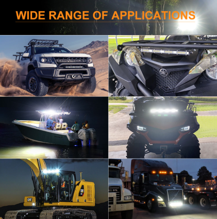 Led bar 51 Cm 162W  cu LED-uri 54 LED Ultra subțire Lampă cu halogen 12V 24V Auto ATV Jeep 4x4 Camion offroad etc [5]