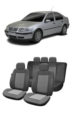 Volkswagen - Huse scaune auto VW BORA (1998 - 2005) Compatibile cu sistem AIRBAG