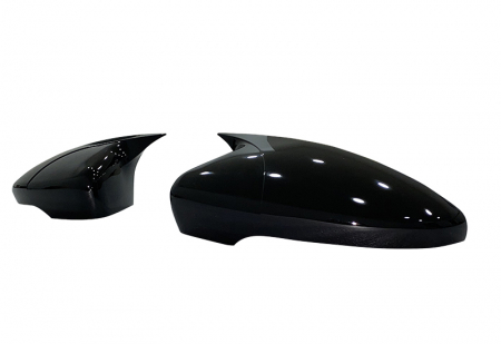Capace oglinzi tip BATMAN  Volkswagen Passat  B7 (2011 - 2014) Negru Lucios [2]