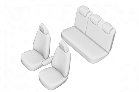 Set huse scaune dedicate Dacia Duster II (2021-2024) Bancheta fractionata [2]