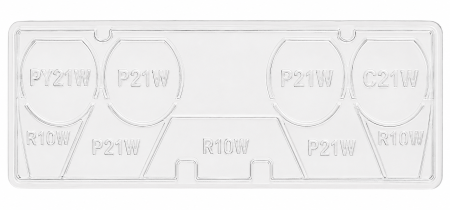 Set Stopuri spate stanga + dreapta pentru remorca si semiremorca, socluri PY21W/P21W/R10W, 420x140x80 mm [5]