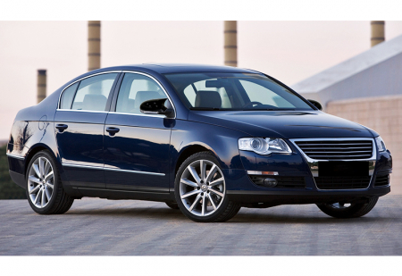 Capace oglinzi tip BATMAN  Volkswagen Passat B6 (2005 - 2010)  negru lucios [1]
