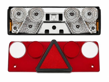 Set Stopuri spate stanga + dreapta pentru remorca si semiremorca, socluri PY21W/P21W/R10W, 420x140x80 mm [4]
