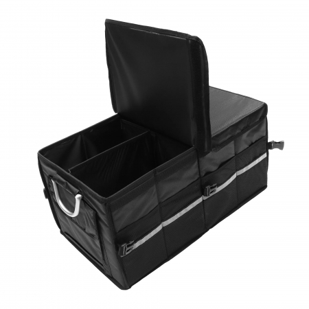 Organizator de portbagaj multifunctional, impermeabil, pliabil cu manere din aluminiu [4]