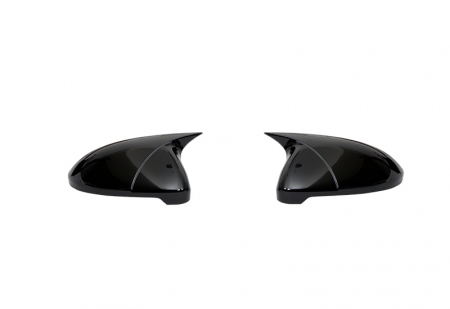 Capace oglinzi BATMAN compatibile Volkswagen Golf 7 (2012-2019) negru lucios [4]