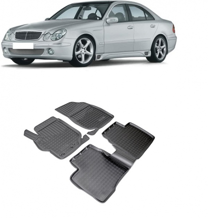 Mercedes - Covorase cauciuc tip tavita Mercedes E-CLASS (W211) 2002-2009