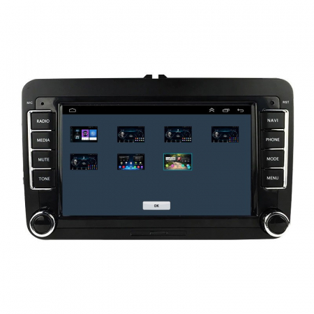 Navigatie  Android Skoda Octavia II 2004 - 2013, 1GB RAM, Radio GPS Dual Zone, Display HD 7" Touchscreen [2]