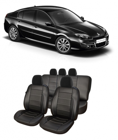 Renault - Huse scaune auto RENAULT LAGUNA (2010-2016)  Piele Ecologica