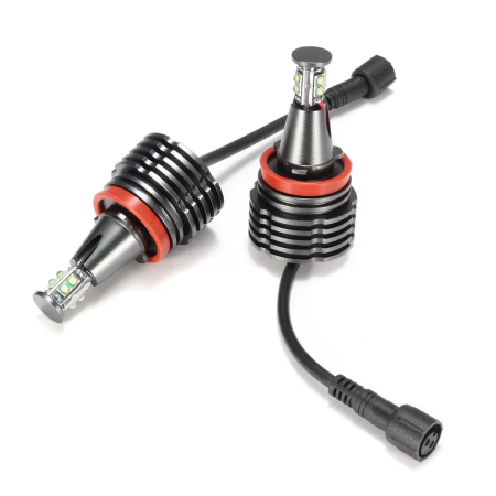 Set becuri LED H8 40W Angel Eyes pentru BMW – CANBUS, lumina alba rece, Plug & Play OEM 63217760782 [7]