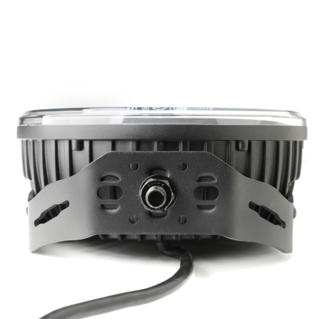 Proiector  LED auxiliar halogen Ø228mm 12-24V, 175W, 11000 lm, DRL portocaliu/alb si lumina de avertizare cu 4 moduri E-mark IP67/69K [13]