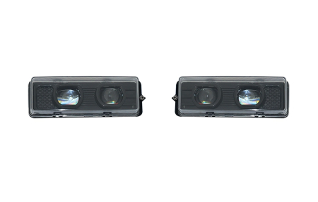 Accesorii Camioane - Set proiectoare LED cu halogen / proiectoare de ceață cu lupă dublă pentru DAF XF95, 75CF, 85CF – OEM 1328860 / 1328861