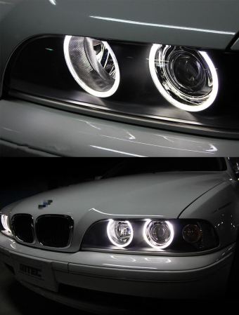 Set becuri LED H8 40W Angel Eyes  BMW X1 E84 (2010–2013) – CANBUS, lumina alba rece, Plug & Play OEM 63217760782 [4]