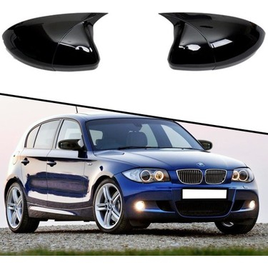 Capace Oglinzi auto - Capace oglinzi  tip BATMAN  BMW Seria1 E87 (2004 - 2011) negru lucios
