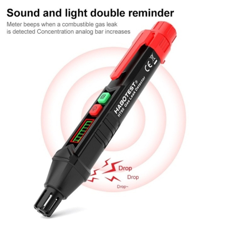 Detector Scurgeri Gaze HABOTEST HT59, Portabil Tip Stilou, Metan, GPL, Gaz Natural, Alarma Sonora si Luminoasa [3]
