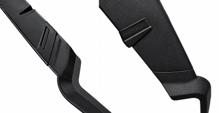 Prelungire Bara Fata Universala Cupra Lip, Spoiler Splitter Auto din 3 Piese, Plastic ABS, Negru [8]