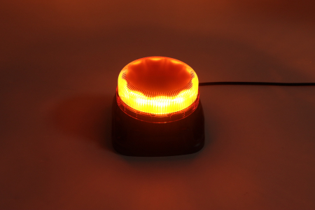 Girofar LED Stroboscopic cu Alarma Sonora 97 dB, Lumina Portocalie, 14.5W, 9 Moduri, E-Mark E9, ECE R65, IP67, 12-24V [5]