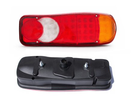 Set lampi stop LED 24V stanga + dreapta – cu mufa 7 pini, stop, pozitie, semnalizare, marsarie [1]