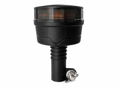 Girofar LED Stroboscopic Portocaliu Fumuriu, cu Montaj pe Suport, 36 LED, 19W, 12-24V, 7 Moduri, ECE R65/R10, E9, IP67, 92 mm [4]